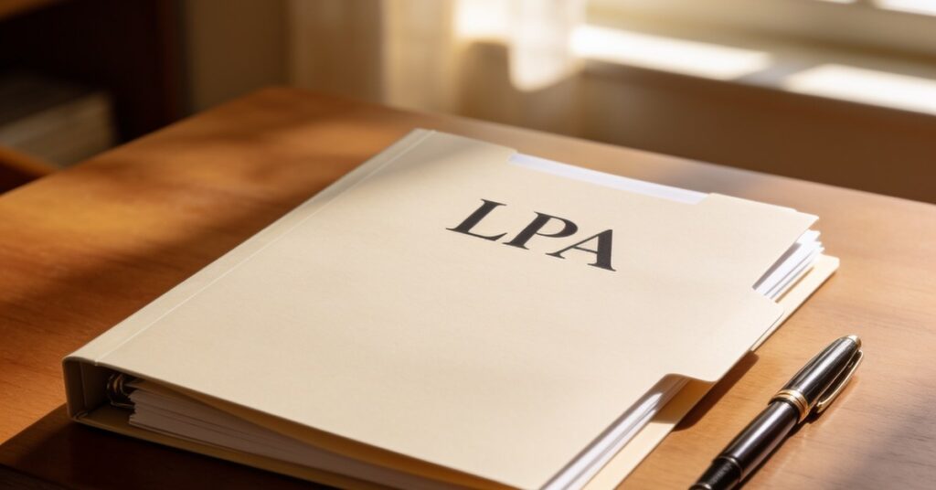 How do I get an LPA access code to view a Lasting Power of Attorney?